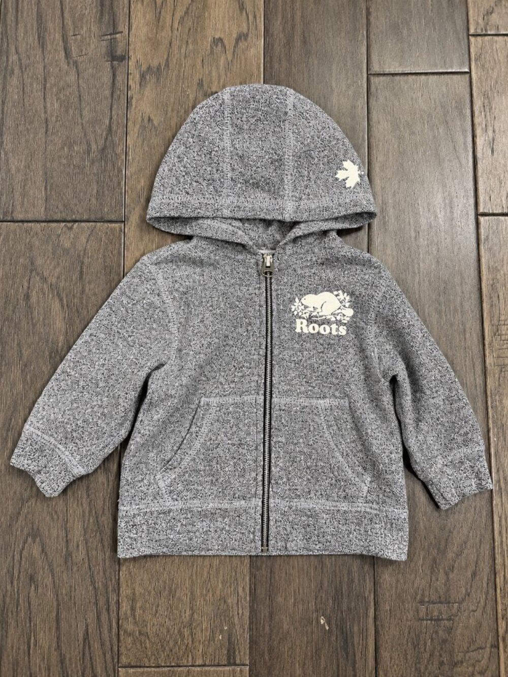 Roots Baby Salt & Pepper Full-Zip Hoodie